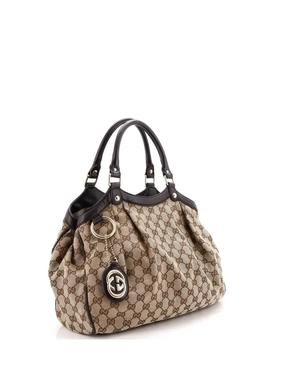 Gucci Sukey Tote Gg Canvas With Leather #333739G10B
